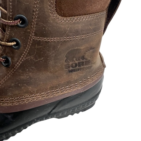 SOREL Cheyanne Men\'s Size 8 Waterproof Duck Boot With leather upper main image 5